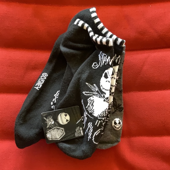The Nightmare Before Christmas 30th 5 pair No show Socks - Picture 2 of 6
